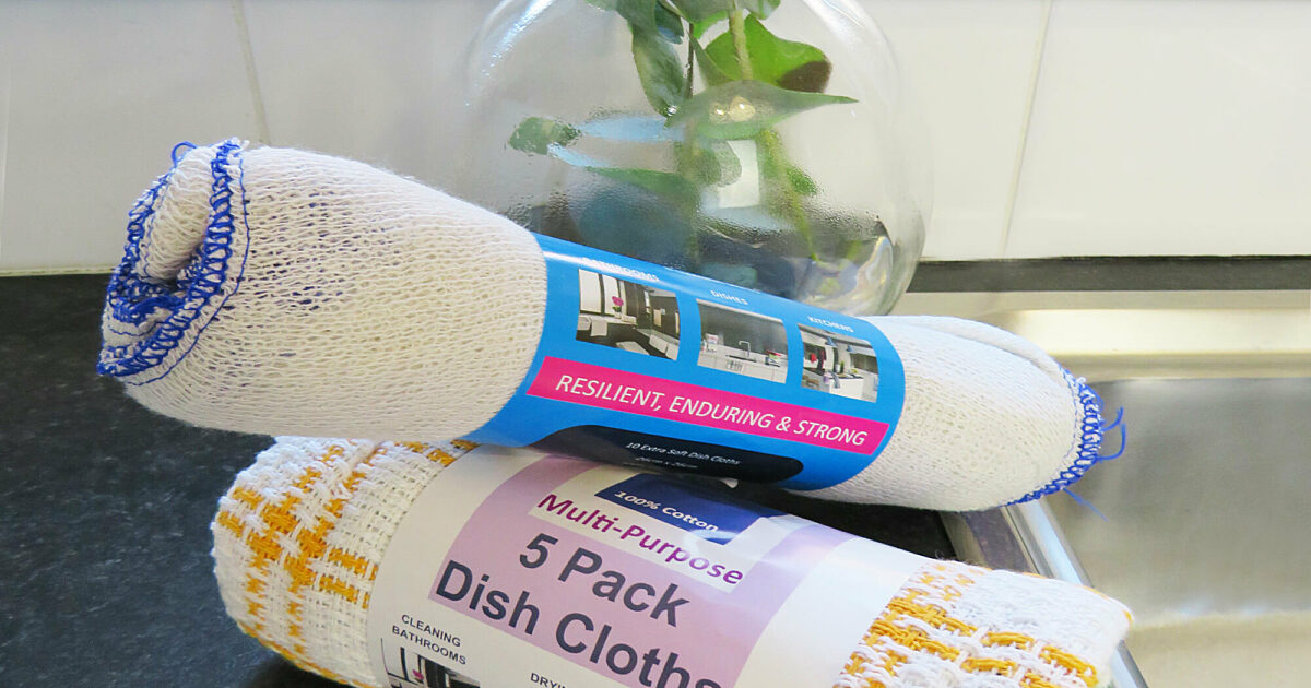 Cotton Dish Cloths (5pck) Best Dish Cloths UK Samuel Lamont