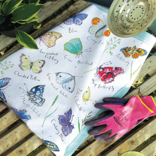 Meadow Butterflies Tea Towel
