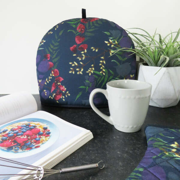 Wild Florals Navy Tea Cosy