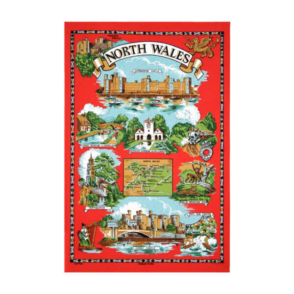 North Wales Tea Towel
