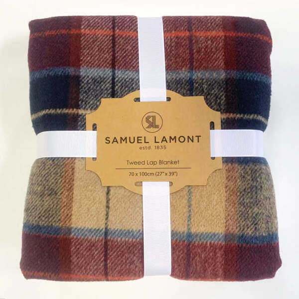 Red Country Lodge Tweed Lap Blanket - Alternate