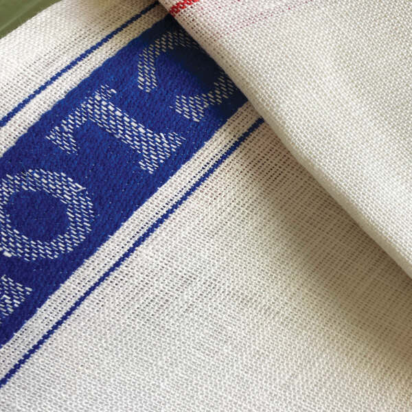 Blue Easi-Dryer Linen Glass Cloth